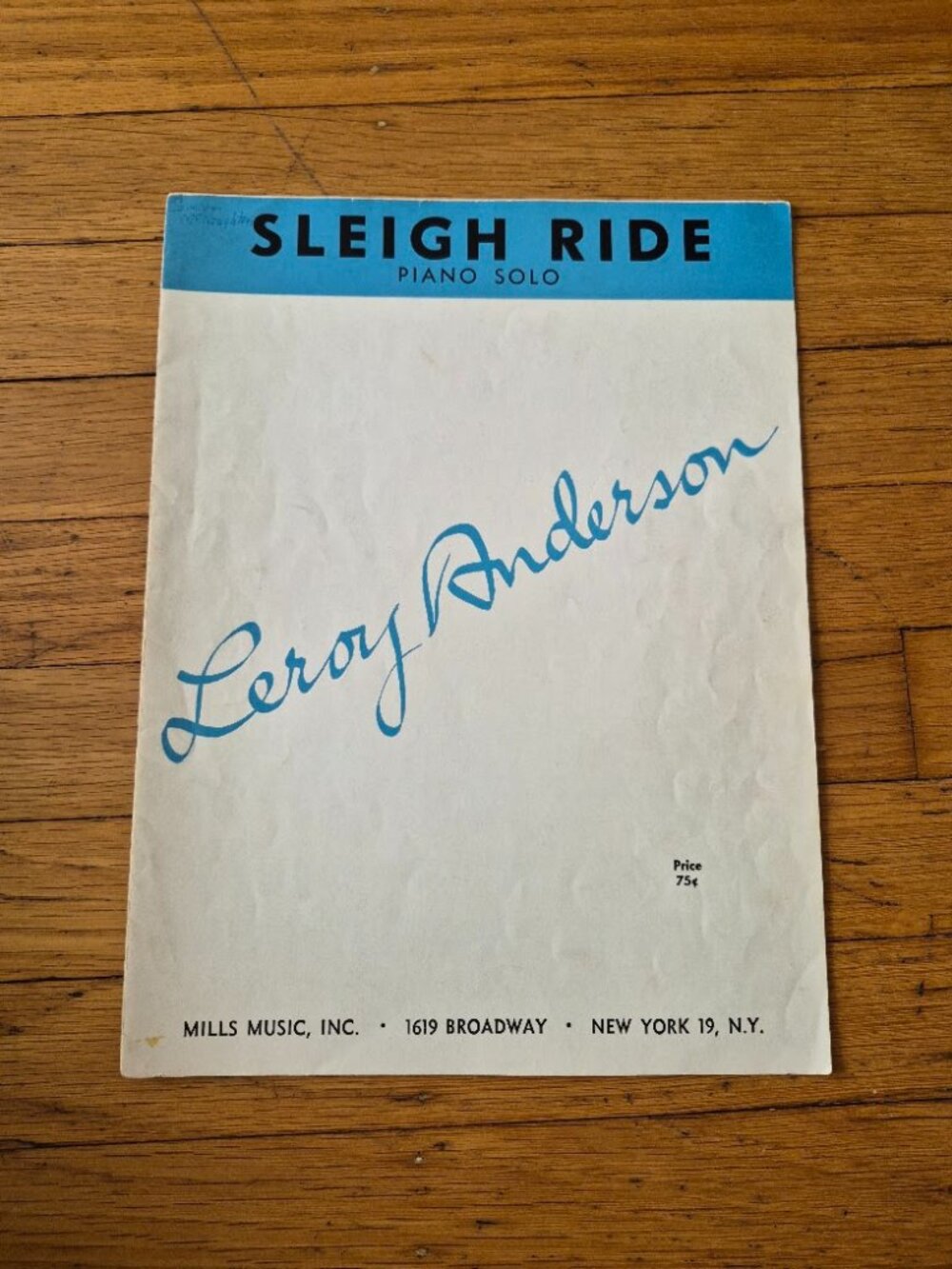 Vintage Sheet Music-Sleigh Ride